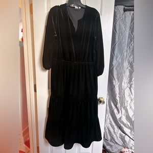 Gap Sz XL Velvety boho dress